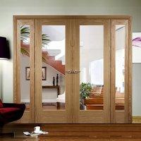 Easi-Frame Oak Door Set, GOSHAP10-COEOP2, 2005mm Height, 2062mm Wide.