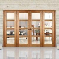 Easi-Frame Oak Door Set, GOSHA4L-COEOP4, 2005mm Height, 2520mm Wide.