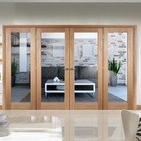 Easi-Frame Oak Door Set, GOSHAP10-COEOP7, 2005mm Height, 2976mm Wide.