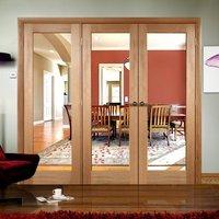 Easi-Frame Oak Door Set, GOSHAP10-COEOP18L, 2005mm Height, 2042mm Wide.