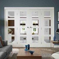 Easi-Frame White Door Set, GWPSHA4L-COEOP5, 2005mm Height, 2672mm Wide.