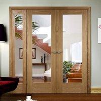 Easi-Frame Oak Door Set, GOSHAP10-COEOP10L, 2005mm Height, 1737mm Wide.