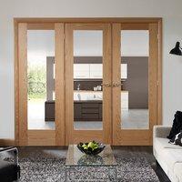 Easi-Frame Oak Door Set, GOSHAP10-COEOP12L, 2005mm Height, 1890mm Wide.