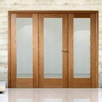 Easi-Frame Oak Door Set, GOSHAP10-COEOP24, 2005mm Height, 2366mm Wide.