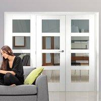 Easi-Frame White Door Set, GWPSHA4L-COEOP30, 2005mm Height, 2518mm Wide.