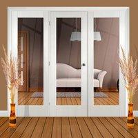 Easi-Frame White Door Set, GWPP10-COEOP25, 2005mm Height, 2518mm Wide.