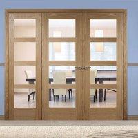 Easi-Frame Oak Door Set, GOSHA4L-COEOP14L, 2005mm Height, 2194mm Wide.