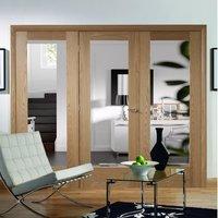 Easi-Frame Oak Door Set, GOSHAP10-COEOP25, 2005mm Height, 2518mm Wide.