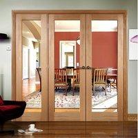 Easi-Frame Oak Door Set, GOSHAP10-COEOP14L, 2005mm Height, 2194mm Wide.