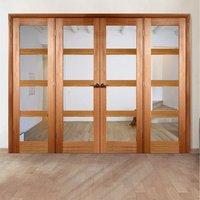 Easi-Frame Oak Door Set, GOSHA4L-COEOP7, 2005mm Height, 2976mm Wide.