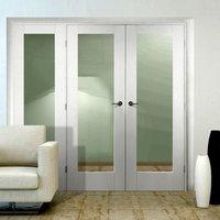 Easi-Frame White Door Set, GWPP10-COEOP14L, 2005mm Height, 2194mm Wide.