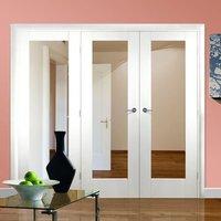 Easi-Frame White Door Set, GWPP10-COEOP18L, 2005mm Height, 2042mm Wide.