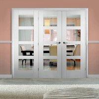 Easi-Frame White Door Set, GWPSHA4L-COEOP18L, 2005mm Height, 2042mm Wide.