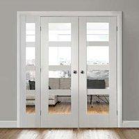 Easi-Frame White Door Set, GWPSHA4L-COEOP9L, 2005mm Height, 1585mm Wide.