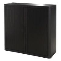 EASY OFFICE CUPBOARD BLK/BLK 1MTR