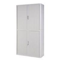 EASY OFFICE CUPBOARD GREY/GREY 2MTR