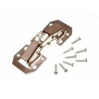 easy on sprung cabinet hinge bzp zinc plated steel with screws 10 pair ...