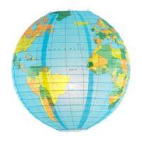 earth world globe light shade d29cm