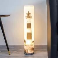 Eastern Sea  LED table lamp with lighthouse print