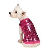 East Side Collection Sassy Sequin Tank Pink