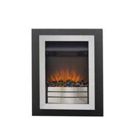 Easton Portrait Black LED Electric Fire