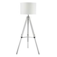 EAS492 Easel Floor Lamp In A White Wood Finish, Base Only
