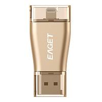 EAGET I50 64G USB3.0/Lightning OTG Mini Flash Drive U Disk for iPhones, iPads, Mac/PCs