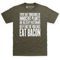 eat bacon t shirt