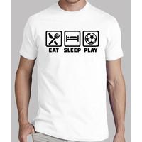 Eat sleep play Football