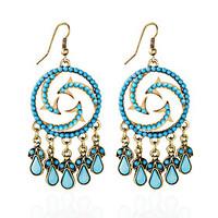 Earring Imitation Opal Circle Stud Earrings / Drop Earrings Jewelry Women Tassels / Adorable Daily Alloy