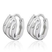 earrings 925 sterling silver hoop earrings jewelry wedding party daily ...