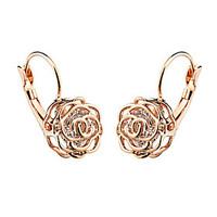 Earrings Set Flower Style Sterling Silver Flower Silver Jewelry For Birthday Daily 1 pair