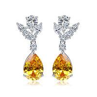 Earring Drop Earrings Jewelry Women Halloween / Wedding / Party / Daily Zircon 1 pair As Per Picture