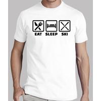 eat sleep ski