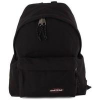 eastpak padded black womens backpack in multicolour