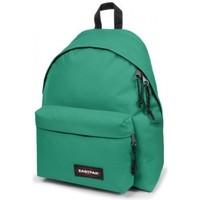 eastpak padded tagged green womens backpack in multicolour