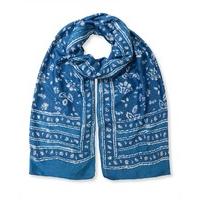 East Neelam Handblock Print Scarf ENSIGN