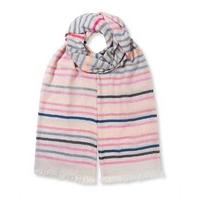 east multi stripe scarf pink