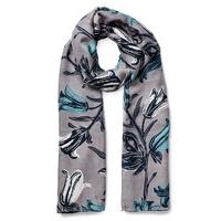 East Tulip Floral Scarf ASH