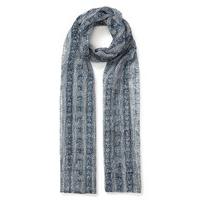 east sonali handblock print scarf ensign