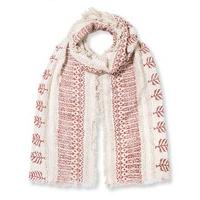 East Booti Open Weave Scarf BRICK