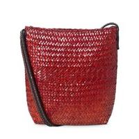 East Wicker Cross Body Bag ROUGE