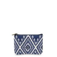 East Diamond Embroidered Coin Purse BLUE