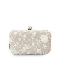 East Amina Embellished Clutch DOVE