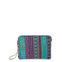 East Large Aztec Embroidered Pouch MULTI