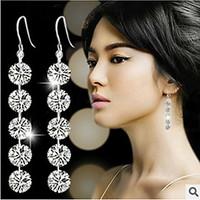 Earrings Set AAA Cubic Zirconia Tassel Zircon Cubic Zirconia Round Jewelry For Wedding Party Daily Casual 1 pair