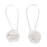 Earring Drop Earrings Jewelry Women Party / Daily Silver Plated 2pcs Silver
