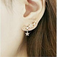 earring star stud earrings jewelry women wedding party daily casual go ...