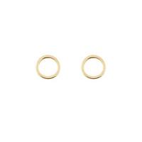 Earring Circle Stud Earrings Jewelry Women Fashion / Vintage / Punk Style Party / Daily / Casual / Sports Alloy 1 pairGold / Black /