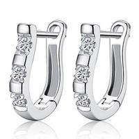 earring hoop earrings jewelry women birthstones wedding party daily ca ...